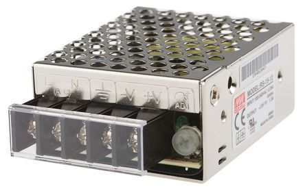 RS Pro - RS-15-12 - RS Pro 15.6W  ǶʽģʽԴ SMPS RS-15-12, 120  370 V dc, 85  264 V ac, 12V dc, 1.3A, 81%Ч, շװ		