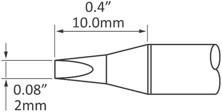 OK International - SCP-CH20 - OK International SCP ϵ, 2 mm 30 ֱ ͷ		