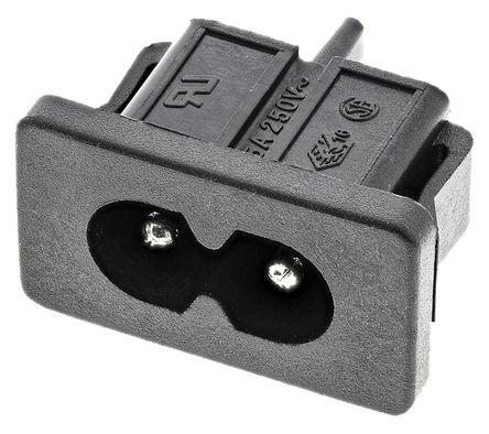 Schurter - 4300.0099 - Schurter ͨ C8 IEC ͷ 4300.0099, Ӷ˽, 2.5A, 250 V 		