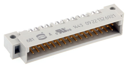 Harting - 09221326921 - Harting 2  32 · 2.54mm ھ ֱ DIN 41612 ͷ 09221326921, 2B C2ȼ, Ӷ˽, 2A		