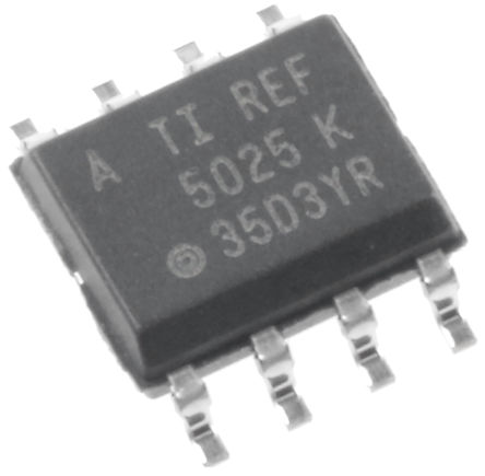 Texas Instruments - REF5025AID - Texas Instruments REF5025AID Fixed 2.5V ѹο, 0.05 %ȷ, 10mA, 8 SOICװ		