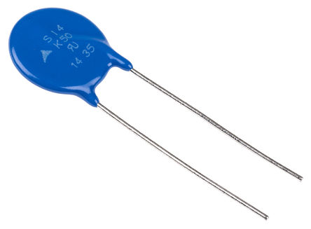 EPCOS - B72214S0500K101 - EPCOS Standard ϵ 1.8nF 50A 135V ѹ S14K50, 15.5 (Dia.) x 3.9mm		