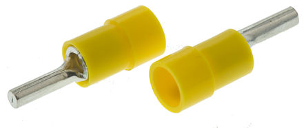 RS Pro - PTVY5-10 - RS Pro ɫ Ե ѹ PTVY5-10, ϩԵ, 10mm, 2.8mmֱ, 12AWG  10AWG ߹		