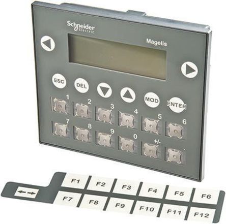 Schneider Electric - XBTR400 - Schneider Electric XBT Rϵ LCD HMI  XBTR400, 122 x 32pixels, ּ, 1˿, 5 V ֱԴ		