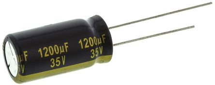 Panasonic - EEUFK1V122 - Panasonic FK  ϵ 35 V ֱ 1200F ͨ  EEUFK1V122, 20%ݲ, +105C		