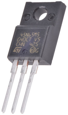 STMicroelectronics - STF45N65M5 - STMicroelectronics MDmesh M5 ϵ N Si MOSFET STF45N65M5, 35 A, Vds=710 V, 3 TO-220FPװ		