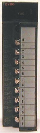 Mitsubishi - QY80 - Mitsubishi MELSEC Q ϵ PLC /ģ QY80, 12  24 V ֱ, 98 x 27.4 x 90 mm		
