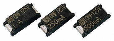 Schurter - 3404.0006.11 - Schurter 250mA电流 F熔度 表面贴装熔断器 3404.0006.11, 7.4 x 3.1 x 2.6mm, 125V ac/dc		