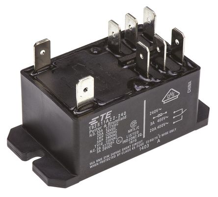 TE Connectivity - T92S11A22-240=T92 - TE Connectivity T92S11A22-240=T92 ˫˫ װ Ǳ̵, 240V ac		