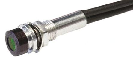 Oxley - OXL/MIL50/FL30/H/Green - Oxley OXL/MIL50/FL30/H/Green  ɫ LED ָʾ, ߽Ӷ, 5mmװ׳ߴ, 3.6 V		