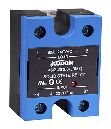 Kudom - KSI240D60-L(068) - Kudom 60 A 尲װ ̵̬ KSI240D60-L(068), SCR˫ɿع迪Ԫ, 㽻л, 280 V 		