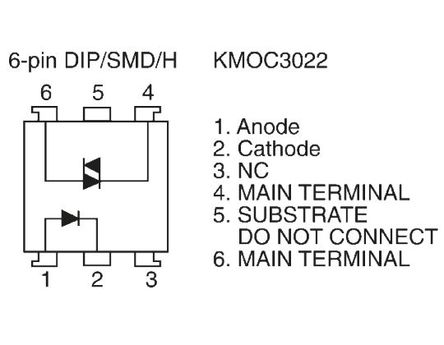 Cosmo - KM0C3022 - Cosmo  KM0C3022, ɿع, 6 DIP װ		