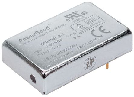 Ideal Power - ESB1850-4-1IP - Ideal Power 20W ʽֱ-ֱת ESB1850-4-1IP, 9  36 V ֱ, 5V dc, 4A, 1.5kV dcѹ		