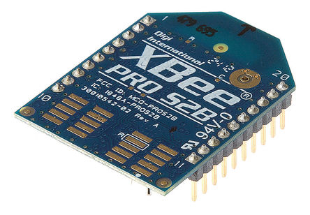 Digi International - XBP24BZ7PIT-004J - Digi International XBP24BZ7PIT-004J ZigBee ģ, +10dBm, -102dBm, ADC, DIO, UART, WPANӿ, 2.7  3.6V		