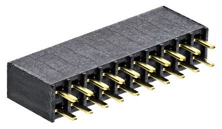 Samtec - SSW-110-01-G-D - Samtec SSW ϵ 2 20· ֱ 2.54mmھ ͨ ӡˢ· SSW-110-01-G-D, Ӷ˽, ԰		