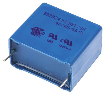 EPCOS - B32924C3335M - EPCOS B32924 ϵ 3.3F ۱ϩ (PP) B32924C3335M, 20%, 305 V , ͨ		