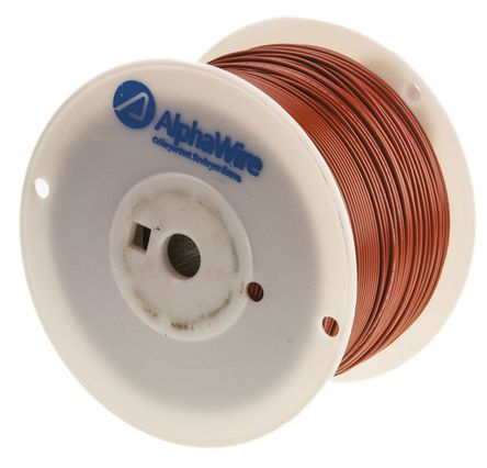 Alpha Wire - 3055 BR001 - Alpha Wire 305m ɫ 18 AWG UL1007 о ڲߵ 3055 BR001, 0.81 mm2 , 16/0.25 mm оʾ, 300 V		