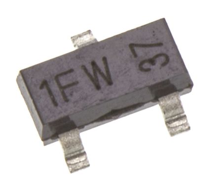 Nexperia - BC847B - Nexperia BC847B , NPN , 100 mA, Vce=45 V, HFE:200, 100 MHz, 3 TO-236ABװ		