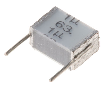 EPCOS - B32560J105K - EPCOS B32560 ϵ 1F ͨ PET  (PET) B32560J105K, 10%ݲ, 40 V 63 V ֱ, -55  +100 C		