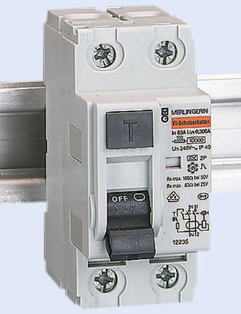 Schneider Electric - 12243 - Schneider Electric Multi 9 PEP C60 ϵ 4P 40 A ˲ʱ RCD 12243, 500mAբ, DIN찲װ		