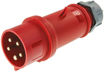 Mennekes - 34 - Mennekes StarTOP ϵ ɫ 5P ҵԴ °װ ͷ 34, 32A, 400 V, IP44		