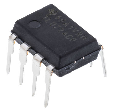 Texas Instruments - TL072ACP - Texas Instruments TL072ACP ˫ ����Ŵ���, 3MHz���������, 8���� PDIP��װ		