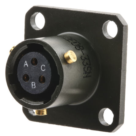 Amphenol - 62GB-12E08-33SN - Amphenol 62GB ϵ 3· ʽװ    62GB-12E08-33SN, ĸо, ǳߴ8, MIL-DTL-26482		