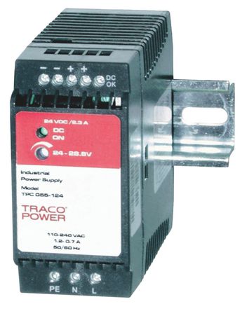 TRACOPOWER - TPC 055-112 - TRACOPOWER 42W DIN Դ TPC 055-112, 87%Ч, 264V ac, 3.5A, 15V dc 12V dc/		
