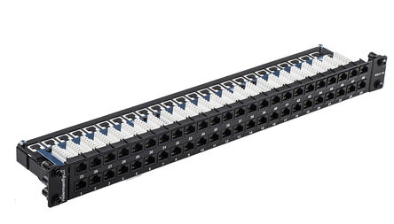 HellermannTyton - 853-50026 - HellermannTyton Eco HD ϵ ɫ Cat6 48 ˿ RJ45 RJ Ӳ 1/4808IDC C6, UTP, 1Uܸ߶		