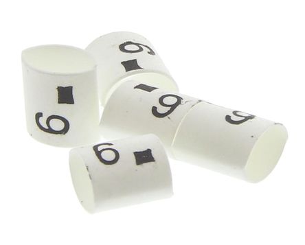 TE Connectivity - TRSA-1019/C/1/6 - TE Connectivity 100װ ɫ ̶ ±ʶ TRSA-1019/C/1/6, 1  3mmֱ, ӡ"6"ͼ		