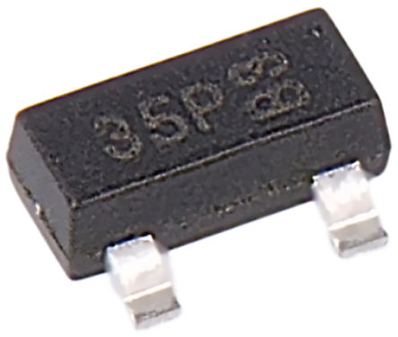 DiodesZetex - DMP2100U-7 - DiodesZetex Si P MOSFET DMP2100U-7, 3.4 A, Vds=20 V, 3 SOT-23װ		