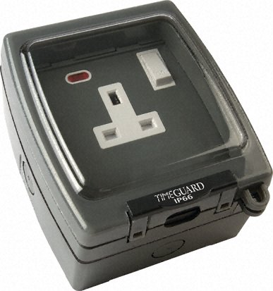 Theben / Timeguard - TGV101 - Theben / Timeguard IP66 ͸  G  - Ӣʽ  TGV101, 迪, 13A, 230V ac		