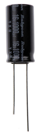 Rubycon - 16YXH1000MEFC10X20 - Rubycon YXH ϵ 16 V ֱ 1000F ͨ  16YXH1000MEFC10X20, 20%ݲ, +105C		