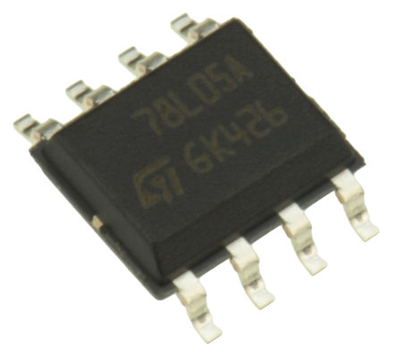 STMicroelectronics - L78L05ACD13TR - STMicroelectronics L78Lxx ϵ L78L05ACD13TR ѹ, Ϊ 30 V, 5 V, 5%ȷ, 100mA, 8 SOIC		
