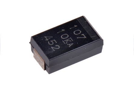 KEMET - T591D107M010ATE080 - KEMET T591 ϵ 100F 20% SMD  T591D107M010ATE080, 10 V ֱ, D װ, 80m ESR, +125C		