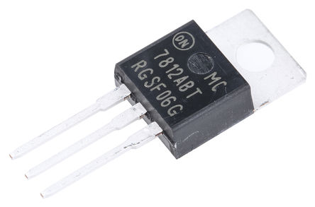 ON Semiconductor - MC7812ABTG - ON Semiconductor MC78xx ϵ MC7812ABTG ѹ, Ϊ 40 V, 12 V, 1A, 15W, 3 TO-220		
