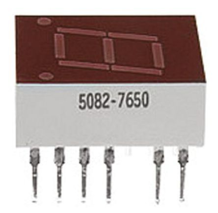 Broadcom - 5082-7650-DE000 - Broadcom 1ַ 7  ɫ LED  5082-7650-DE000, 1115 cd, С, 10.92mmַ, ͨװװ		