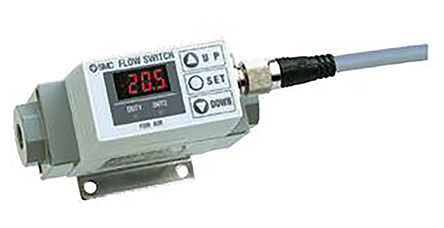 SMC - PF2A711-F03-67 - SMC PF2A ϵ 100 L/min  PF2A711-F03-67, PNP, M12 , 12  24 V ֱԴ, 3 λ 7 LEDʾĻ		
