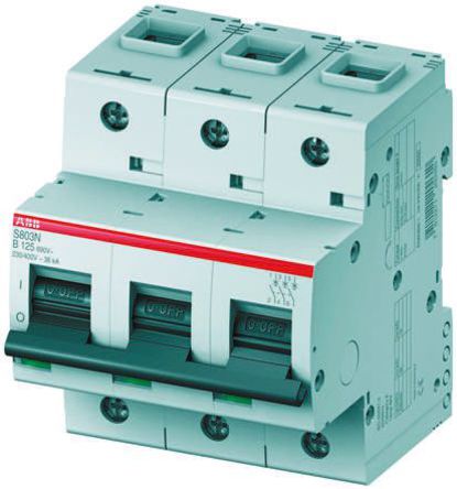 ABB - 2CCS893001R0844 - ABB  S800 ϵ 3 125 A MCB ΢Ͷ· 2CCS893001R0844, 6 kA Ͽ, C բ		