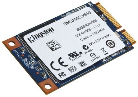 Kingston - SMS200S3/60G - Kingston SSDNow mS200 60 GB MSATA ҵ  ̬Ӳ, SATA III ӿ		
