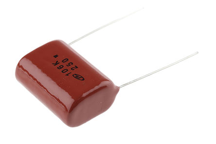 Nichicon - QXK2E106KTP - Nichicon XK ϵ 10F  PET Ĥ  (PET) QXK2E106KTP, 10%ݲ, 125 V 250 V ֱ		