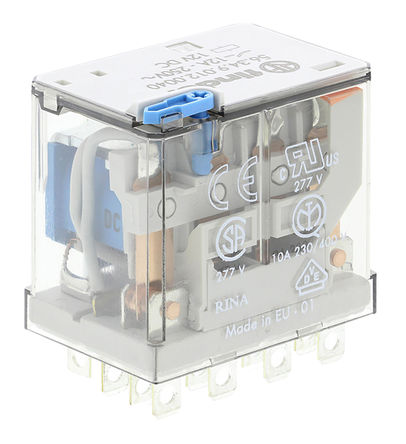 Finder - 56.34.9.012.0040 - Finder 56.34.9.012.0040 4 ˫ ʽ Ǳ̵, 12 A, 12V dc		