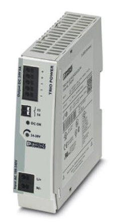 Phoenix Contact - 2903148 - Phoenix Contact TRIO ϵ DIN Դ 2907306, >90%Ч, 264V ac, 5A, 28V dc 24V dc/		