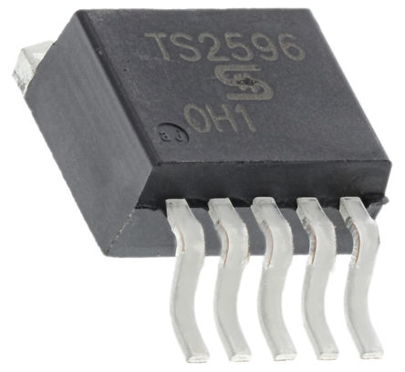 Taiwan Semiconductor - TS2596CM5 RNG - Taiwan Semiconductor TS2596CM5 RNG ѹ ѹ, 3A, 173 kHz߿Ƶ, 6 TO-263װ		