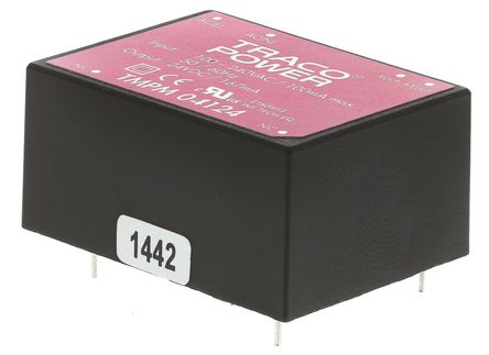 TRACOPOWER - TMPM 04124 - TRACOPOWER 4W  ǶʽģʽԴ SMPS TMPM 04124, 120  370 V dc, 85  264 V ac, 24V dc, 167mA, 77%Ч		