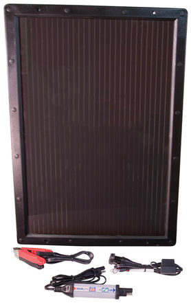 TecMate - TM524 - TecMate TM524 6W 12V ۵ʽЯ̫ܵذ TM524, 381 x 63.5 x 533mm, 12V Ǧ		