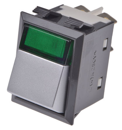 Apem - H21S38 - Apem H21S38 DPST ɫ  ̰忪, 16 A @ 250 V 		