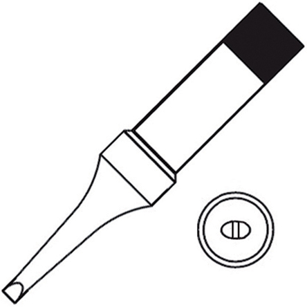 Weller - 4PTR8-1 - Weller PT ϵ PT R8, 1.6 mm ֱ ͷ, ʹTCP ϵ		