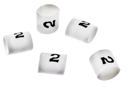 TE Connectivity - TRSA-1019/C/1/2 - TE Connectivity 100װ ɫ ̶ ±ʶ TRSA-1019/C/1/2, 1  3mmֱ, ӡ"2"ͼ		