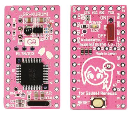 Wakamatsu Tsusho Co Ltd - GR-KURUMI - Wakamatsu Tsusho Co Ltd RL78 ϵ 16 λ΢ MCU ԰ GR-KURUMI;  GR-KURUMI ΢		